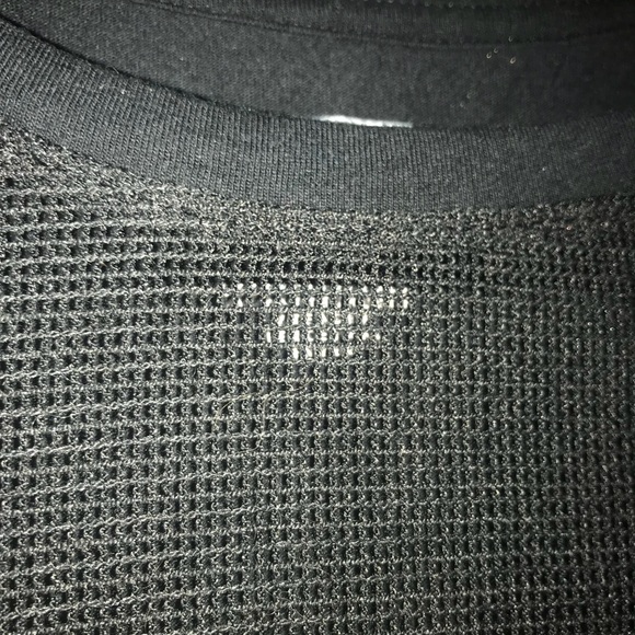 Trust No One Graphic T With Mesh V-Neck - Picture 3 of 8